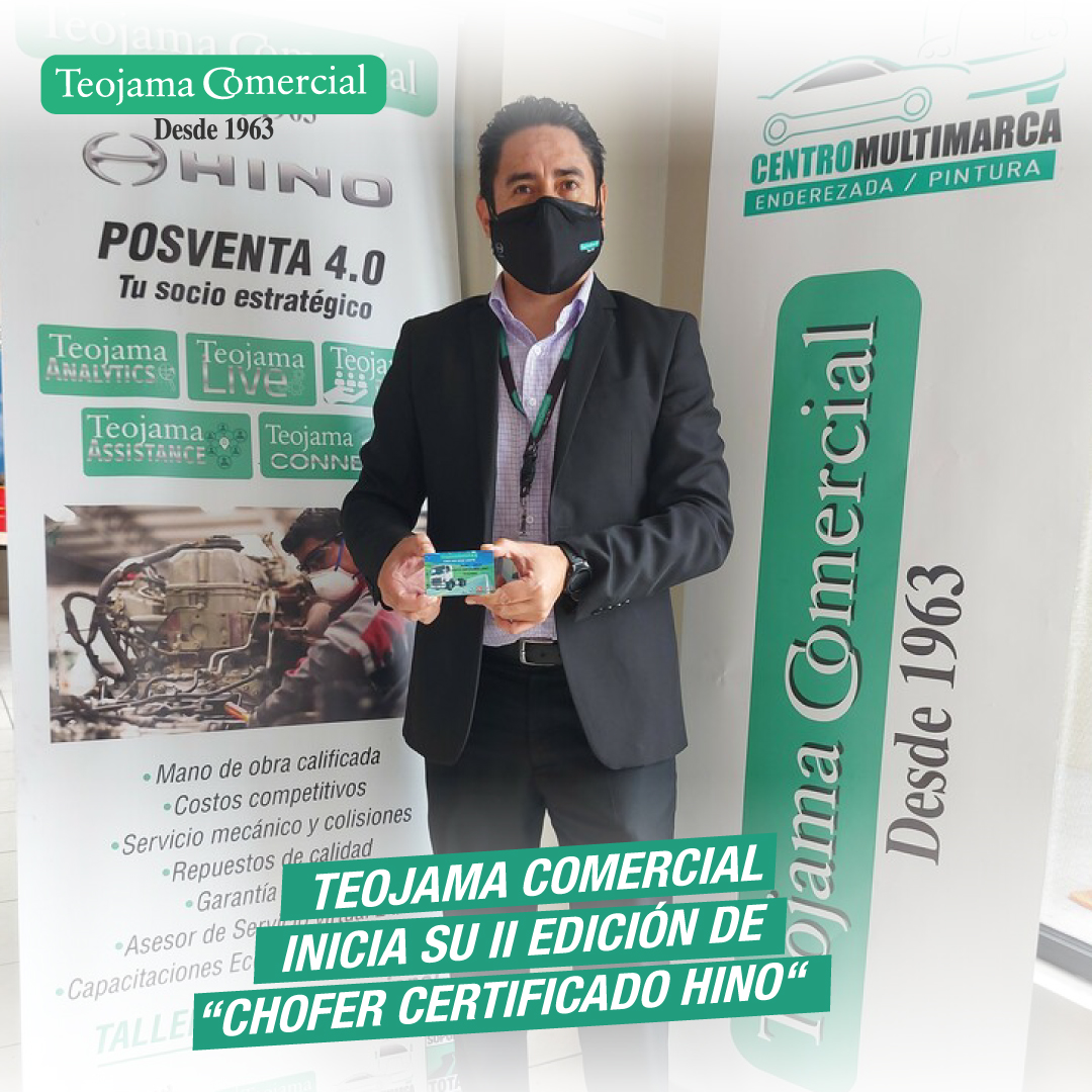 Teojama comercial inicia su II edición de “Chofer Certificado HINO“