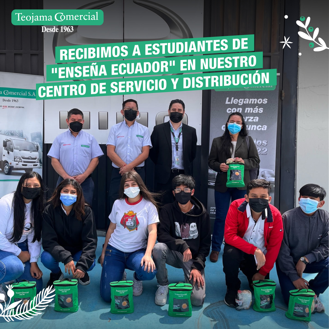TEOJAMA COMERCIAL RECIBIÓ A ESTUDIANTES DE “ENSEÑA ECUADOR” EN SU CENTRO DE SERVICIO Y DISTRIBUCIÓN